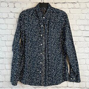 MICHAEL KORS Men's Slim-Fit Abstract Polka Dot Stretch Cotton Shirt, Siz…